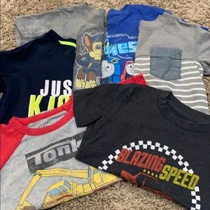 Toddler Boy Size 2T Summer T-Shirt Bundle